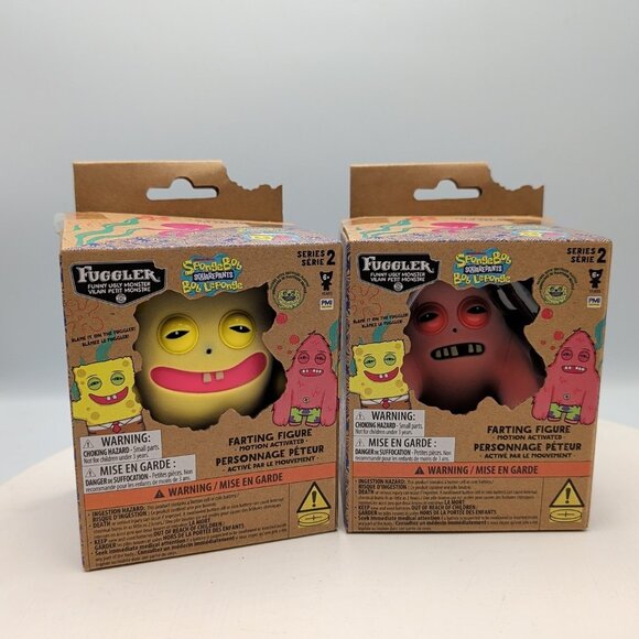 Fuggler Other - Spongebob Squarepants & Patrick Farting Fuggler Series 2 Sensor-Activated Figure